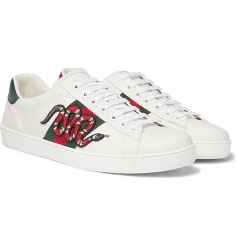 gucci ace snakes|Gucci Ace Embroidered Snake Men's .